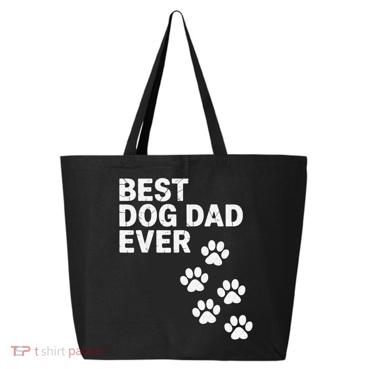 Best Dog Dad Ever Present For Fathers Day 25L Jumbo Tote