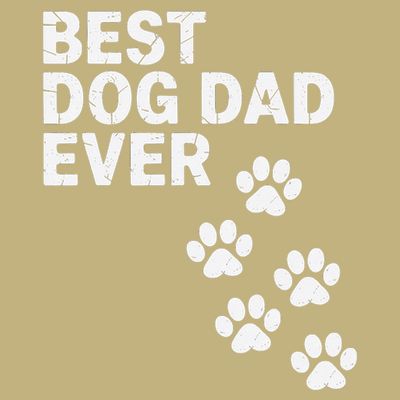 Best Dog Dad Ever Present For Fathers Day T-Shirt