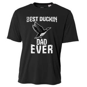 Best Ducking Dad Ever Duck Waterfowl Hunting Funny Cooling Performance Crew T-Shirt