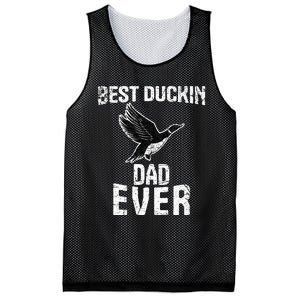 Best Ducking Dad Ever Duck Waterfowl Hunting Funny Mesh Reversible Basketball Jersey Tank