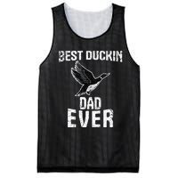 Best Ducking Dad Ever Duck Waterfowl Hunting Funny Mesh Reversible Basketball Jersey Tank