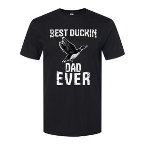 Best Ducking Dad Ever Duck Waterfowl Hunting Funny Softstyle CVC T-Shirt