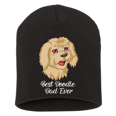 Best Doodle Dad Ever Short Acrylic Beanie