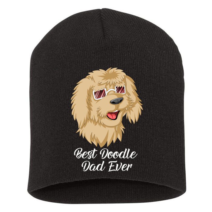 Best Doodle Dad Ever Short Acrylic Beanie