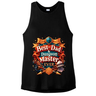 Best Dad Dungeon Master Ever Ladies PosiCharge Tri-Blend Wicking Tank