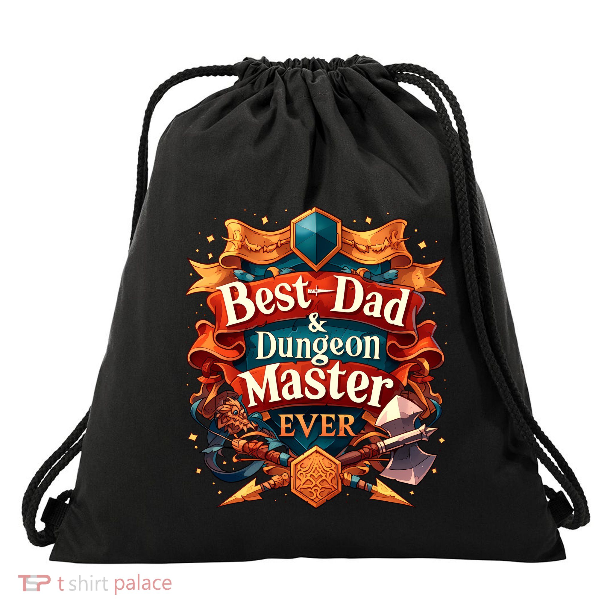 Best Dad Dungeon Master Ever Drawstring Bag