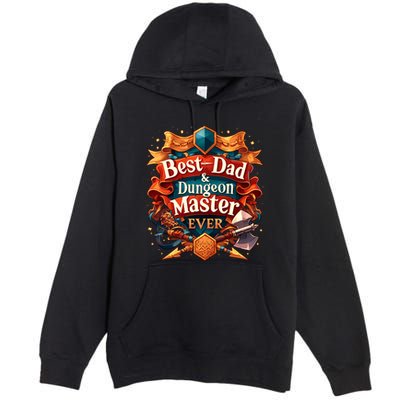 Best Dad Dungeon Master Ever Premium Pullover Hoodie