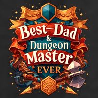 Best Dad Dungeon Master Ever Golf Towel