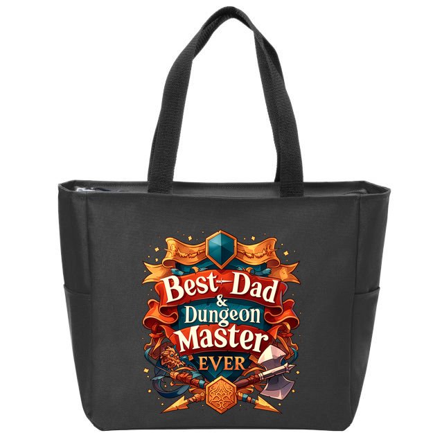 Best Dad Dungeon Master Ever Zip Tote Bag