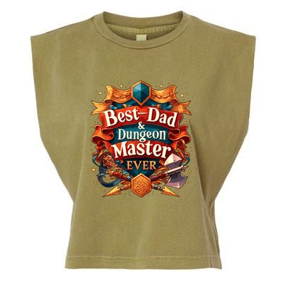 Best Dad Dungeon Master Ever Garment-Dyed Women's Muscle Tee