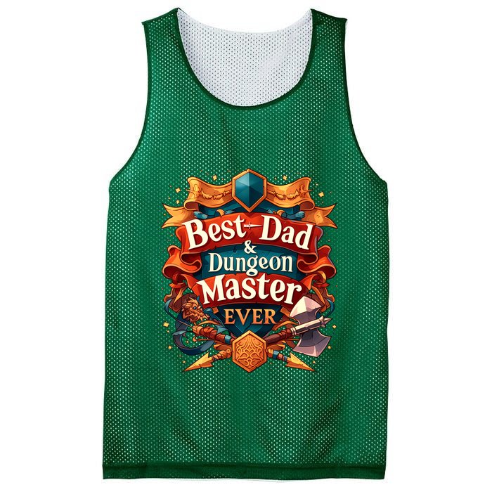 Best Dad Dungeon Master Ever Mesh Reversible Basketball Jersey Tank
