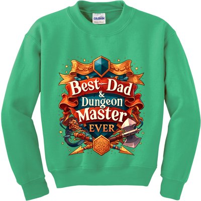Best Dad Dungeon Master Ever Kids Sweatshirt