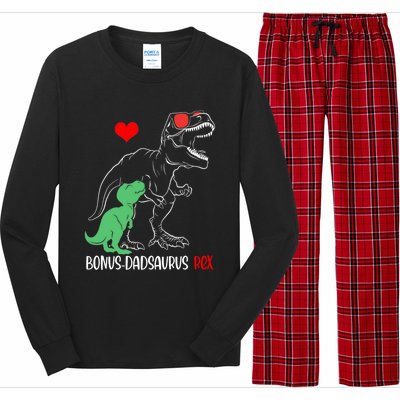 Bonus Dadsaurus Daddy Rex Autism Awareness Proud Dad Cute Gift Long Sleeve Pajama Set