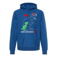 Bonus Dadsaurus Daddy Rex Autism Awareness Proud Dad Cute Gift Premium Hoodie