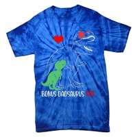 Bonus Dadsaurus Daddy Rex Autism Awareness Proud Dad Cute Gift Tie-Dye T-Shirt