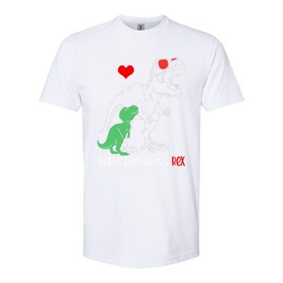 Bonus Dadsaurus Daddy Rex Autism Awareness Proud Dad Cute Gift Softstyle CVC T-Shirt