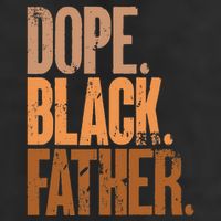 Black Dad Dope Black Father Fathers Day 7 Panel Mesh Trucker Snapback Hat