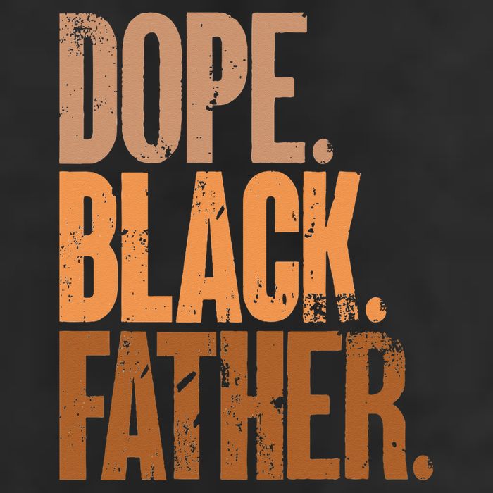 Black Dad Dope Black Father Fathers Day 7 Panel Mesh Trucker Snapback Hat