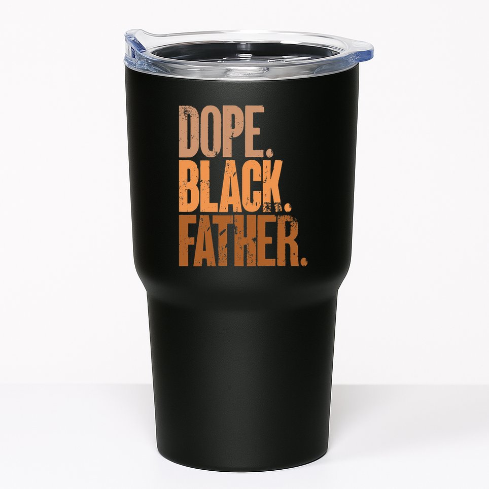 Black Dad Dope Black Father Fathers Day Tumbler