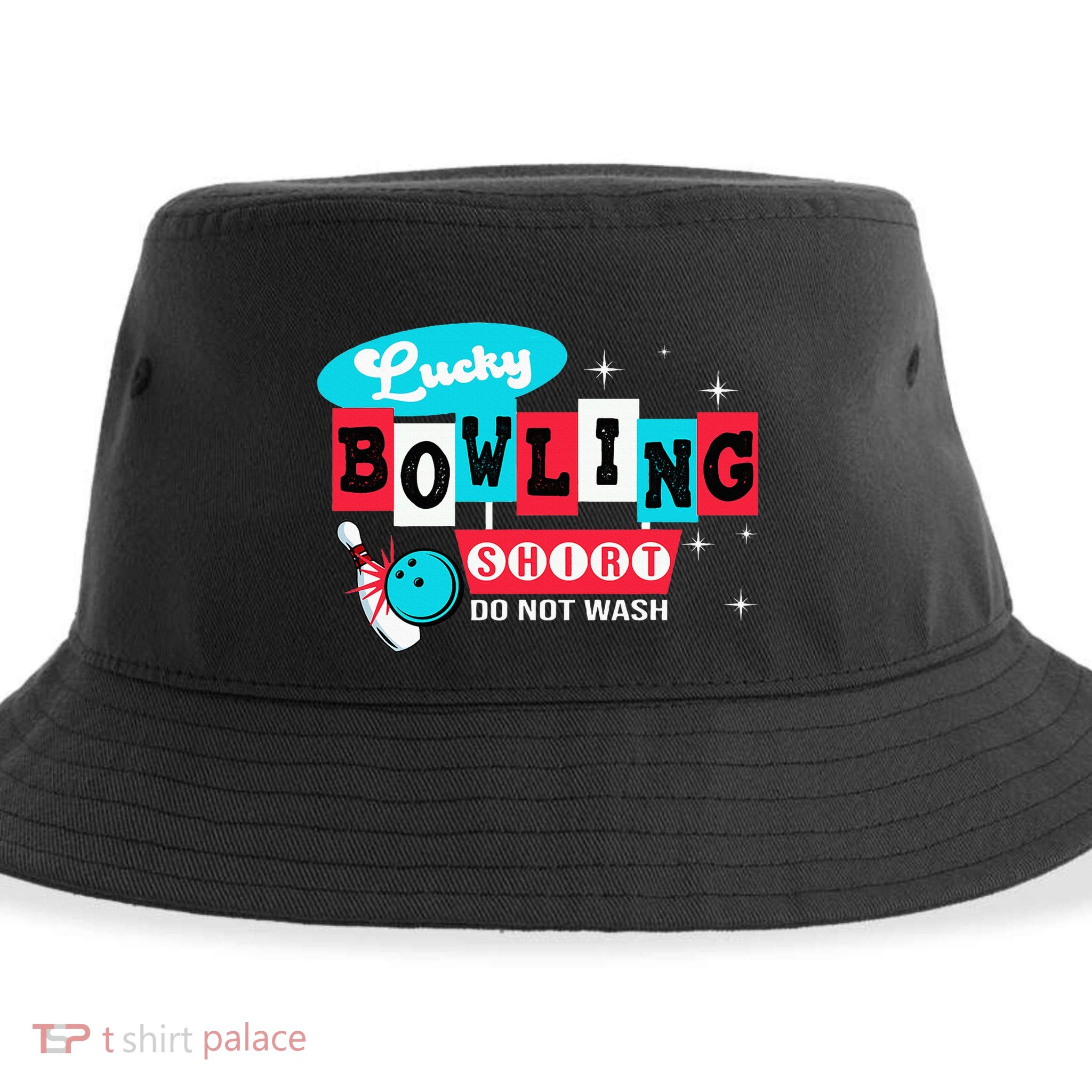 Bowling Design Do Not Wash This Is My Lucky Bowling Sustainable Bucket Hat