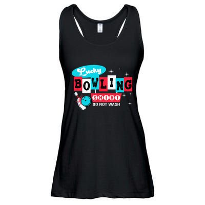 Bowling Design Do Not Wash This Is My Lucky Bowling Ladies Essential Flowy Tank
