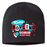 Bowling Design Do Not Wash This Is My Lucky Bowling Sustainable Beanie