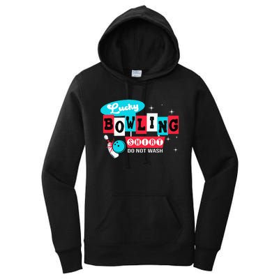 Bowling Design Do Not Wash This Is My Lucky Bowling Women's Pullover Hoodie