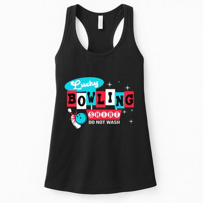 Bowling Design Do Not Wash This Is My Lucky Bowling Womens Tank Top