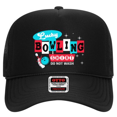 Bowling Design Do Not Wash This Is My Lucky Bowling Trucker Hat
