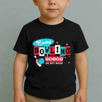 Bowling Design Do Not Wash This Is My Lucky Bowling Toddler T-Shirt