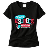 Bowling Design Do Not Wash This Is My Lucky Bowling Womens T-Shirt