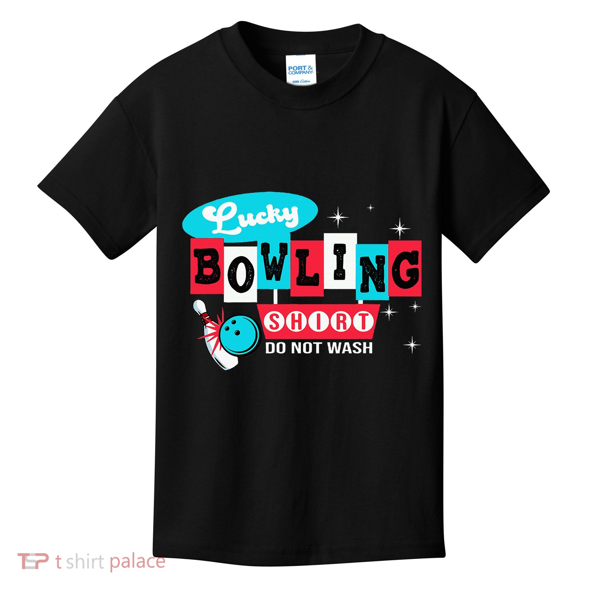 Bowling Design Do Not Wash This Is My Lucky Bowling Kids T-Shirt