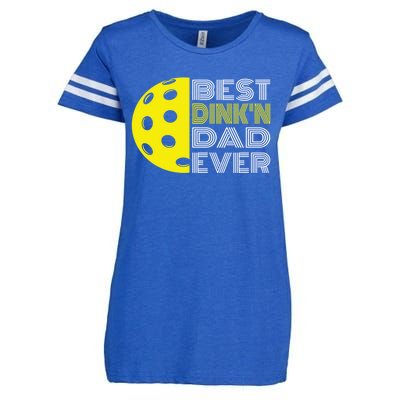 Best DinkN Dad Ever Pickleball Fun Fathers Day Cute Gift Enza Ladies Jersey Football T-Shirt