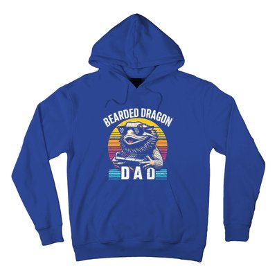 Bearded Dragon Dad Vintage Video Game Lizard Reptile Lover  Hoodie