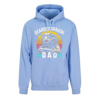 Bearded Dragon Dad Vintage Video Game Lizard Reptile Lover  Unisex Surf Hoodie