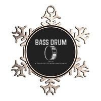 Bass Drum Definition Funny Marching Band Drummer Gift Metallic Star Ornament