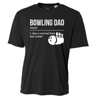 Bowling Dad Definition Gift Cooling Performance Crew T-Shirt