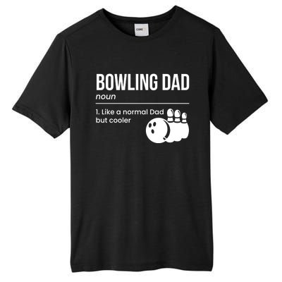 Bowling Dad Definition Gift Tall Fusion ChromaSoft Performance T-Shirt