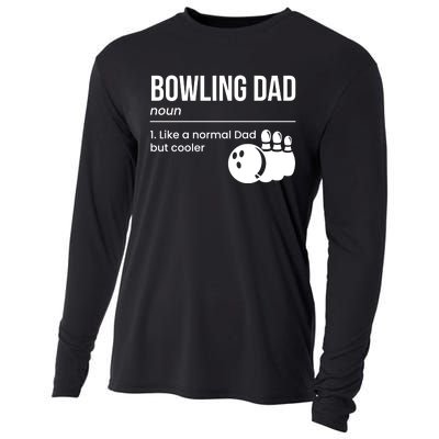 Bowling Dad Definition Gift Cooling Performance Long Sleeve Crew