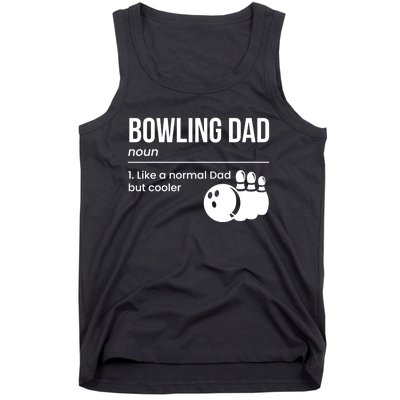 Bowling Dad Definition Gift Tank Top