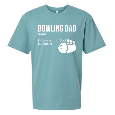 Bowling Dad Definition Gift Sueded Cloud Jersey T-Shirt