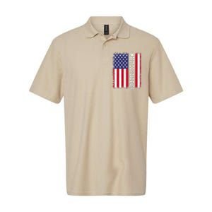 Best Dog Dad Ever American Flag Funny Daddy Father Dog Lover Softstyle Adult Sport Polo