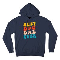 Best Dog Dad Ever Fathers Day Dog Dad Retro Vintage Hoodie