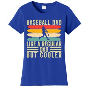 Baseball Dad Design Father Day Baseball Father Gift Women's T-Shirt