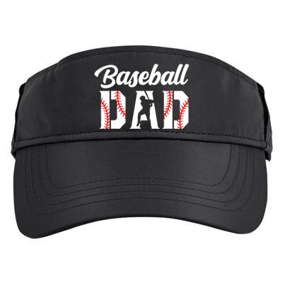 Baseball Dad - Dad Baseball Adult Drive Performance Visor