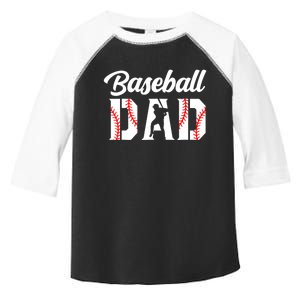 Baseball Dad - Dad Baseball Toddler Fine Jersey T-Shirt