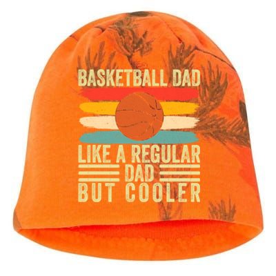 Basketball Dad Design Father Day Basketball Father Cute Gift Kati - Camo Knit Beanie