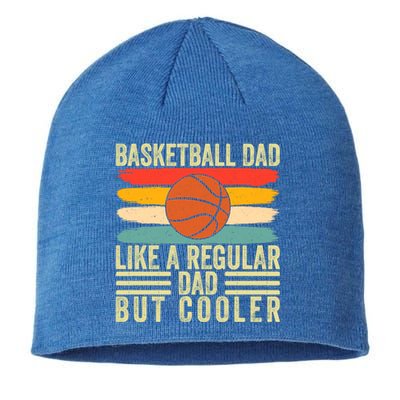 Basketball Dad Design Father Day Basketball Father Cute Gift Sustainable Beanie