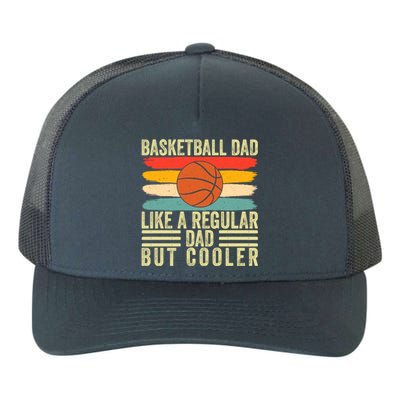 Basketball Dad Design Father Day Basketball Father Cute Gift Yupoong Adult 5-Panel Trucker Hat