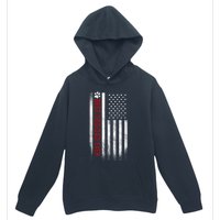 Best Dog Dad Ever American Flag Gift For Best Father Urban Pullover Hoodie